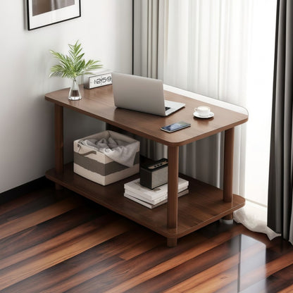 2-Tier Space-Saving Side Table, Bedside End Table for Work, Display, and Everyday Use detail image - detail view 10