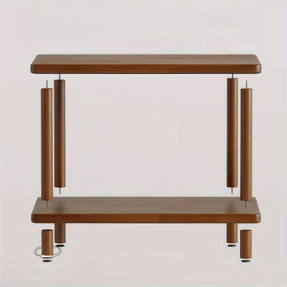 2-Tier Space-Saving Side Table, Bedside End Table for Work, Display, and Everyday Use detail image - detail view 11