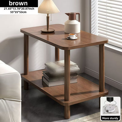 Side Table shown in the Walnut Color option