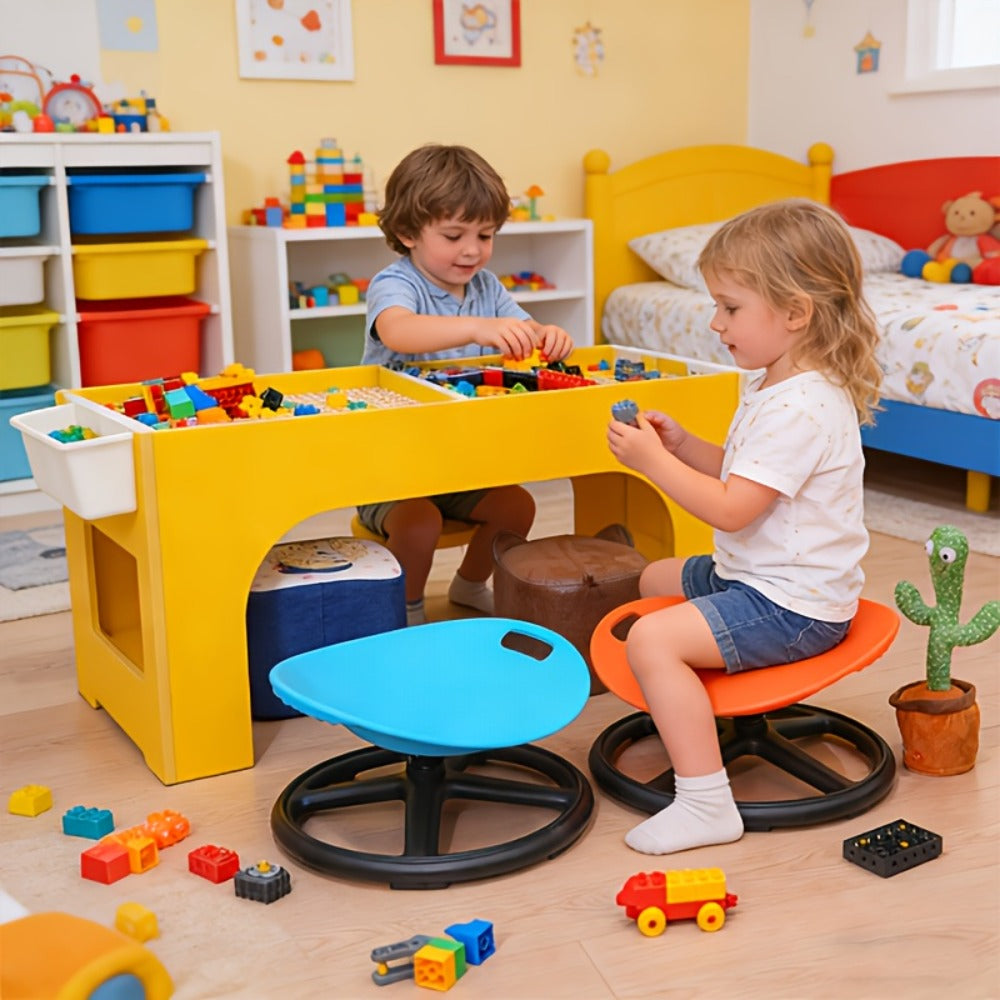 1 Office Training Stool, Training Rehabilitation Chair, Training Equipment Balance, Rotating Chair Training, Rotating Induction Chair, Multi-color Oval Eggshell Design Chair, Durable Plastic Case,