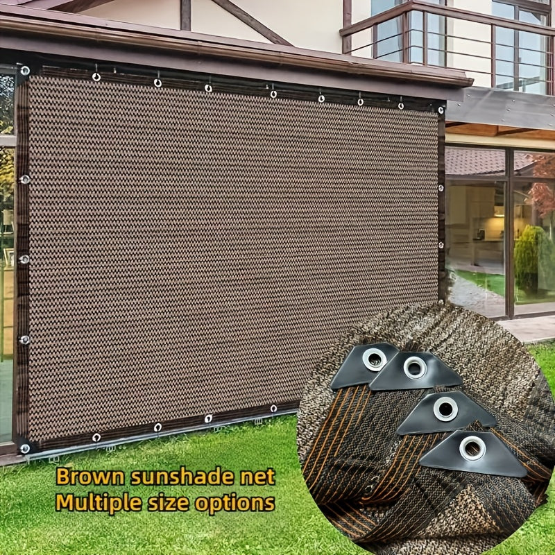 Outdoor Sunshade Canvas for Courtyards, Lawns, And Horticulture -90% Light Blocking, UV Resistant, And Wind Resistant Heavy-Duty HDPE Fabric, Black Rectangular Canopy Suitable for Shading Terraces, Pavilions, Courtyards, And Backyards