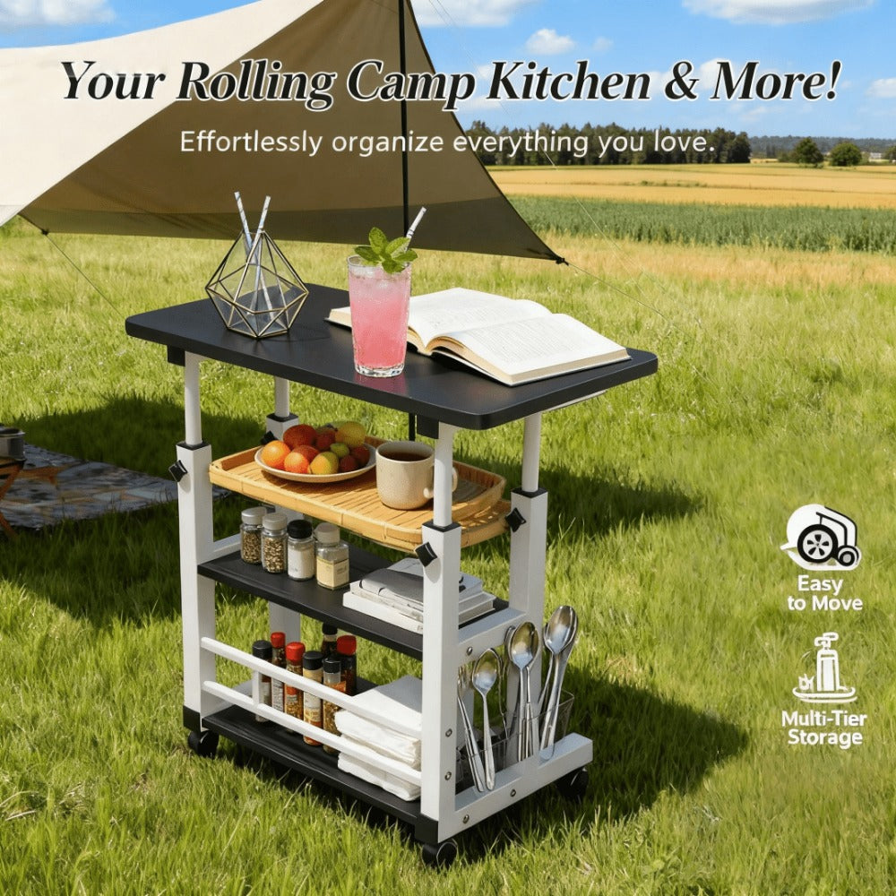 24-Inch Heavy-Duty Folding Table, Foldable Card Table for Patio detail image - detail view 17