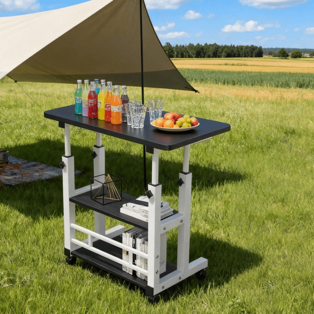 24-Inch Heavy-Duty Folding Table, Foldable Card Table for Patio detail image - detail view 5
