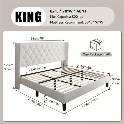 24-Inch Solid Wood Bed Frame with Multiple Color Options for Bedroom detail image - detail view 16