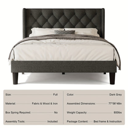 24-Inch Solid Wood Bed Frame with Multiple Color Options for Bedroom detail image - detail view 28