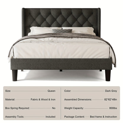 24-Inch Solid Wood Bed Frame with Multiple Color Options for Bedroom detail image - detail view 29