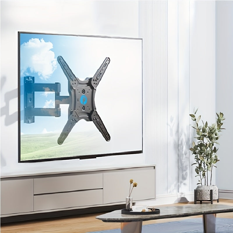 Full Motion TV Wall Mount Bracket with Articulating Arms, Swivel, Tilt, And Extension for 26-55/26-60 Inch TVs, Supports Up to 66/77 Lbs with Max VESA 400x400mm Multifunctional Mount for Home Entertainment
