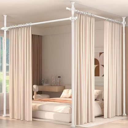 28-114 Inch Tall Room Divider with Tool-Free Assembly and Added Privacy detail image - detail view 15