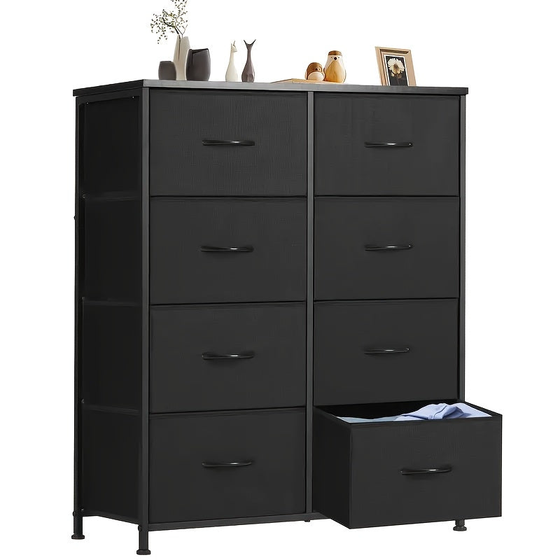 Storage Cabinet, Hallway Storage Cabinet, Storage Cabinet With 8 Fabric Drawers/4 Fabric Drawers/2 Fabric Drawers, Sturdy And Durable Metal Frame, More Suitable For Home Storage, Office And Apartment Storage, Comes With Screwdriver And Wrench