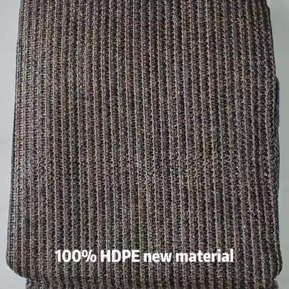 Outdoor Pergola Shading Net - Brown HDPE Design, 90 Shading - Send Lanyard When You Shoot, Suitable for Gardens, Greenhouses, Agricultural Shading, UV Protection, Windproof And Durable, Easy to Create Balcony Privacy Net, Fence Shielding Protection!