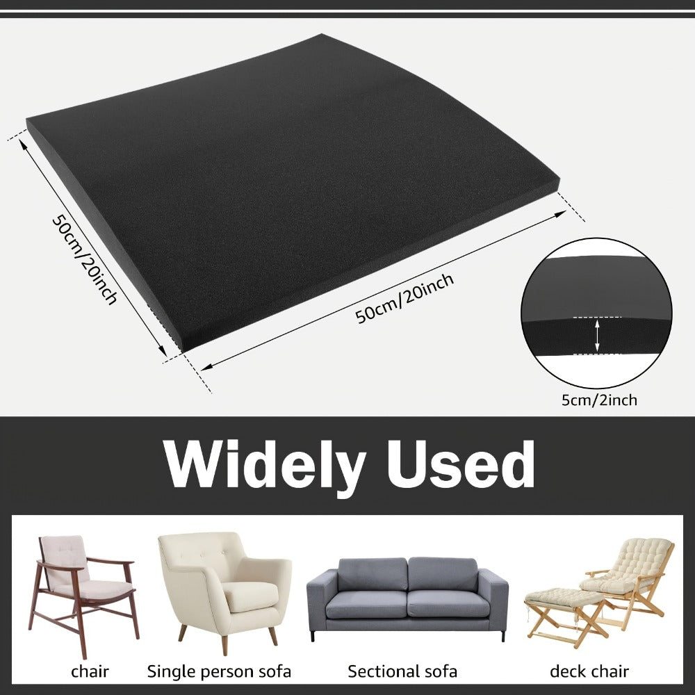 Sofa Cushion Support Insert Set of 3 – 20x20 High-Density Foam Seat Sag Repair Replacement for Sagging Couch Loveseat Chair, No Electricity Needed Furniture Seat Restorer