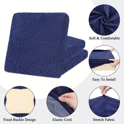 [Waterproof Cushion Covers] Outdoor Patio Cushion Covers Set of 8/10 Waterproof Stretch Seat Cushion Cover for Patio Furniture Outdoor Sofa Cushion Cover Replacement Couch Slipcovers Chair Seat Cover