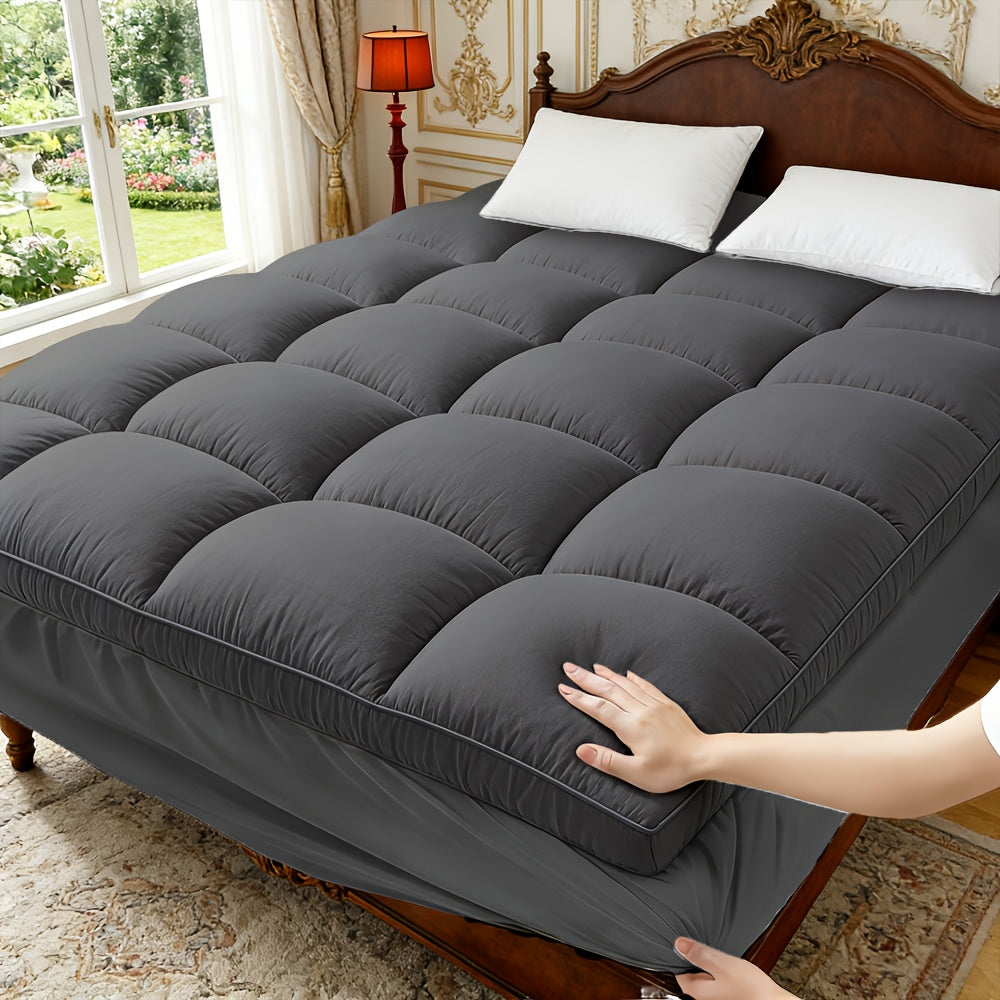 [Gift For Family] Mattress Pad/Mattress Topper/Mattress Cover/Breathable Fluffy Soft Mattress Protector With Deep Pocket - Machine Washable -RV, Bed, Sofa/Couch - Gift For Family, Home Twin/Full/Queen/King Size