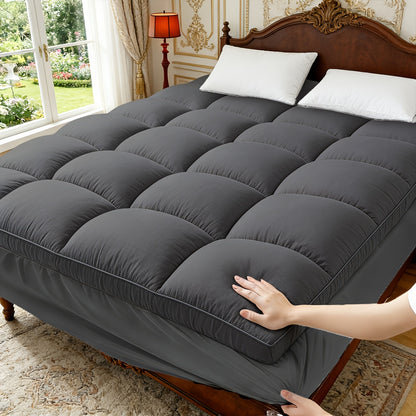 [Gift For Family] Mattress Pad/Mattress Topper/Mattress Cover/Breathable Fluffy Soft Mattress Protector With Deep Pocket - Machine Washable -RV, Bed, Sofa/Couch - Gift For Family, Home Twin/Full/Queen/King Size