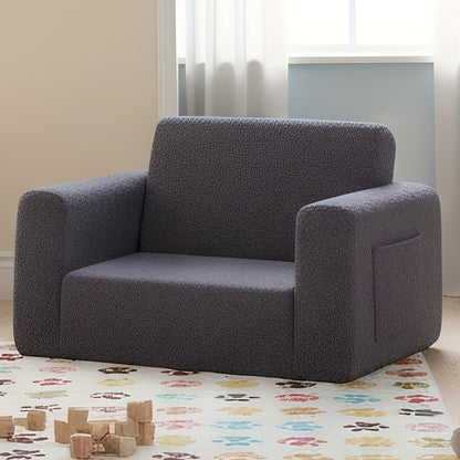 Tiita Kids' Convertible Couch, Sofa Bed Chairs, 2-In-1 Plush Chair for Children, Folding Sofas That Transform Into Loungers, Cozy Armrest Chair Bed Sofa for Boys Or Girls