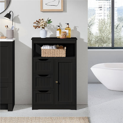 Storage Cabinet shown in the Black option