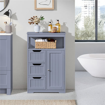 Storage Cabinet shown in the Gray option