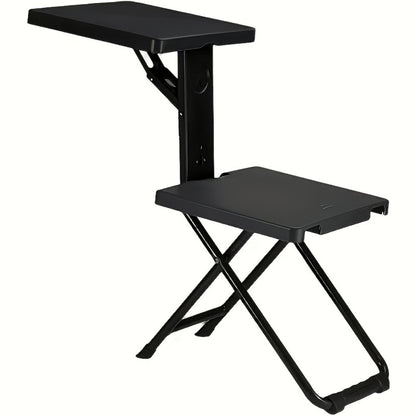 Folding Chair and Table Set, 3-in-1 Portable Folding Table and Chair Set Vintage Iron shown in the main product view