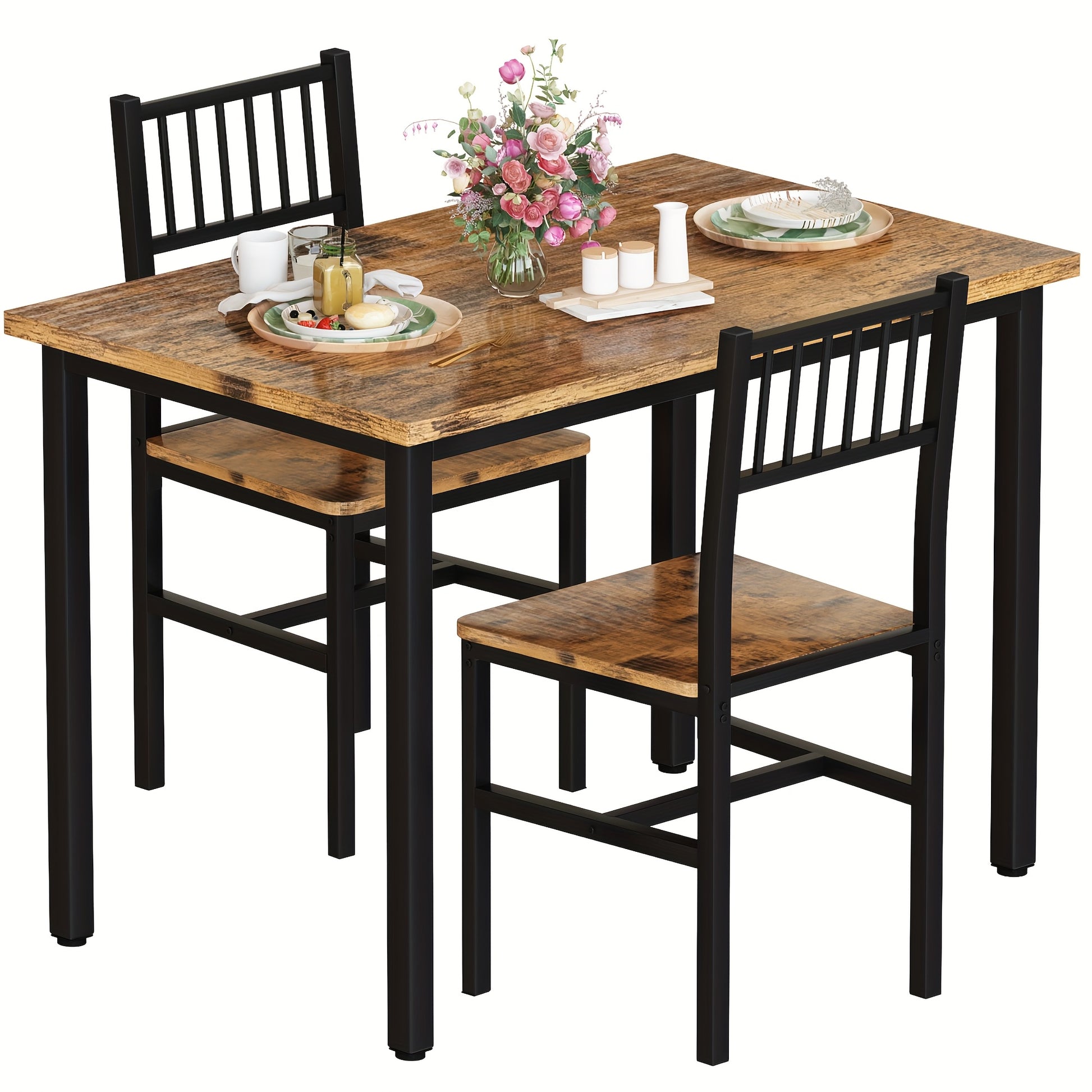 Dining Table Set shown in the Vintage Style option