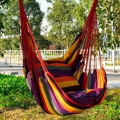 3-Piece Hammock with Canvas Seat for Comfortable Outdoor Seating in Patio detail image - detail view 6