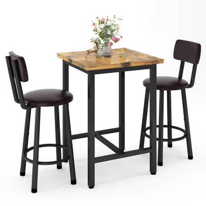 3-Piece Pub Dining Sets And Bar Table Sets for Kitchen and Living Room detail image - detail view 6