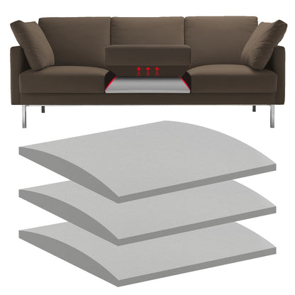 Sofa Cushion Support shown in the Grey-3pcs option