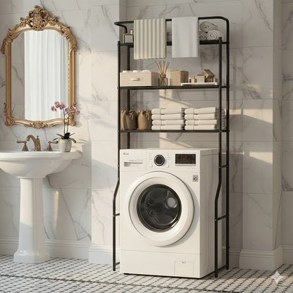 Over the Toilet Storage shown in the Black, Upgraded Version option