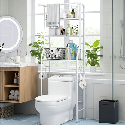 3-Tier Metal Over-the-Toilet Storage Organizer for Entryway and Bathroom detail image - detail view 11