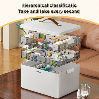 Medicine Cabinet shown in the 3-Tier Medicine Caddy option