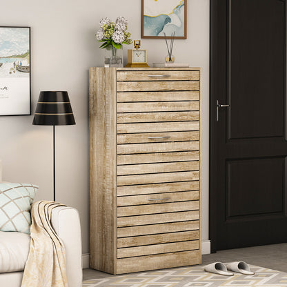 Shoe Cabinet shown in the Brown option