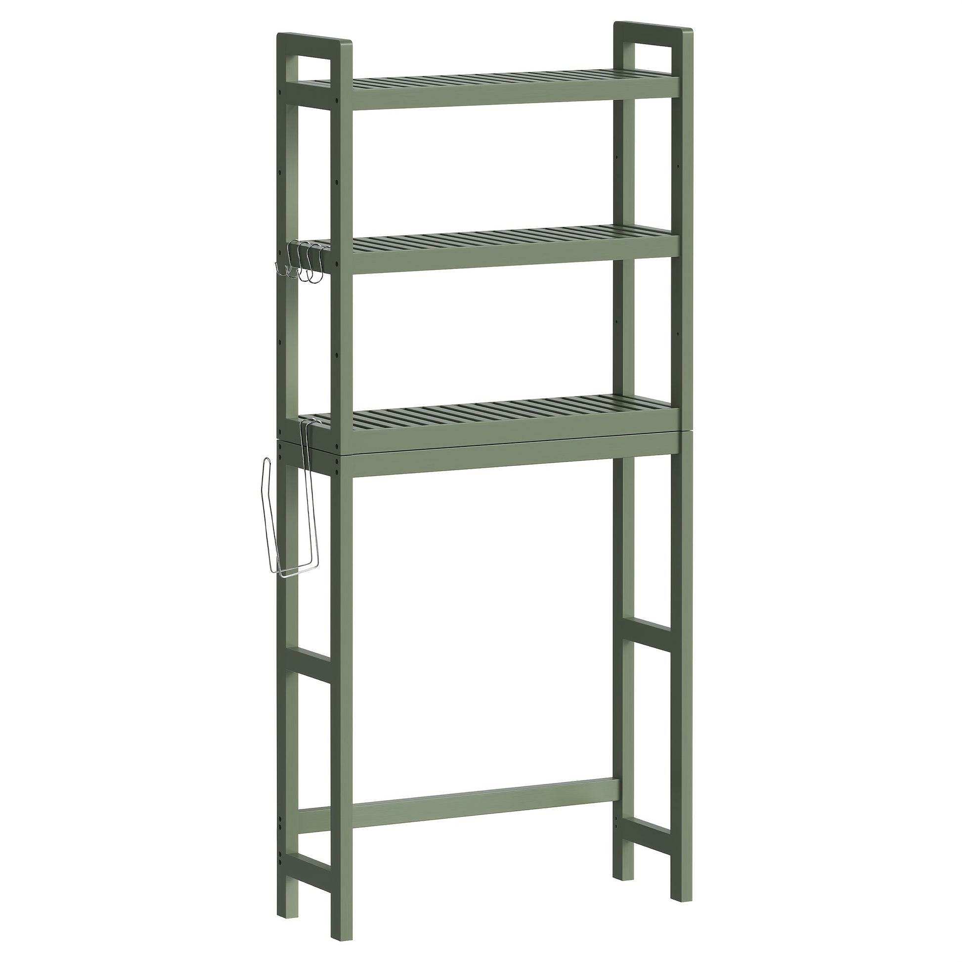 Over The Toilet Shelf shown in the Green option