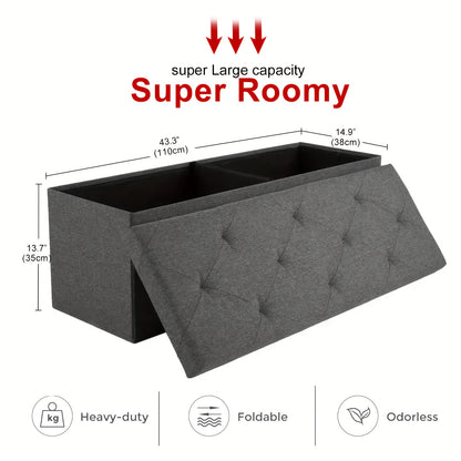 Storage Ottoman shown in the 43-Grey option