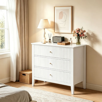 30-Inch Wood Nightstand, Bedroom Side Table for Practical Everyday Home Use detail image - detail view 9