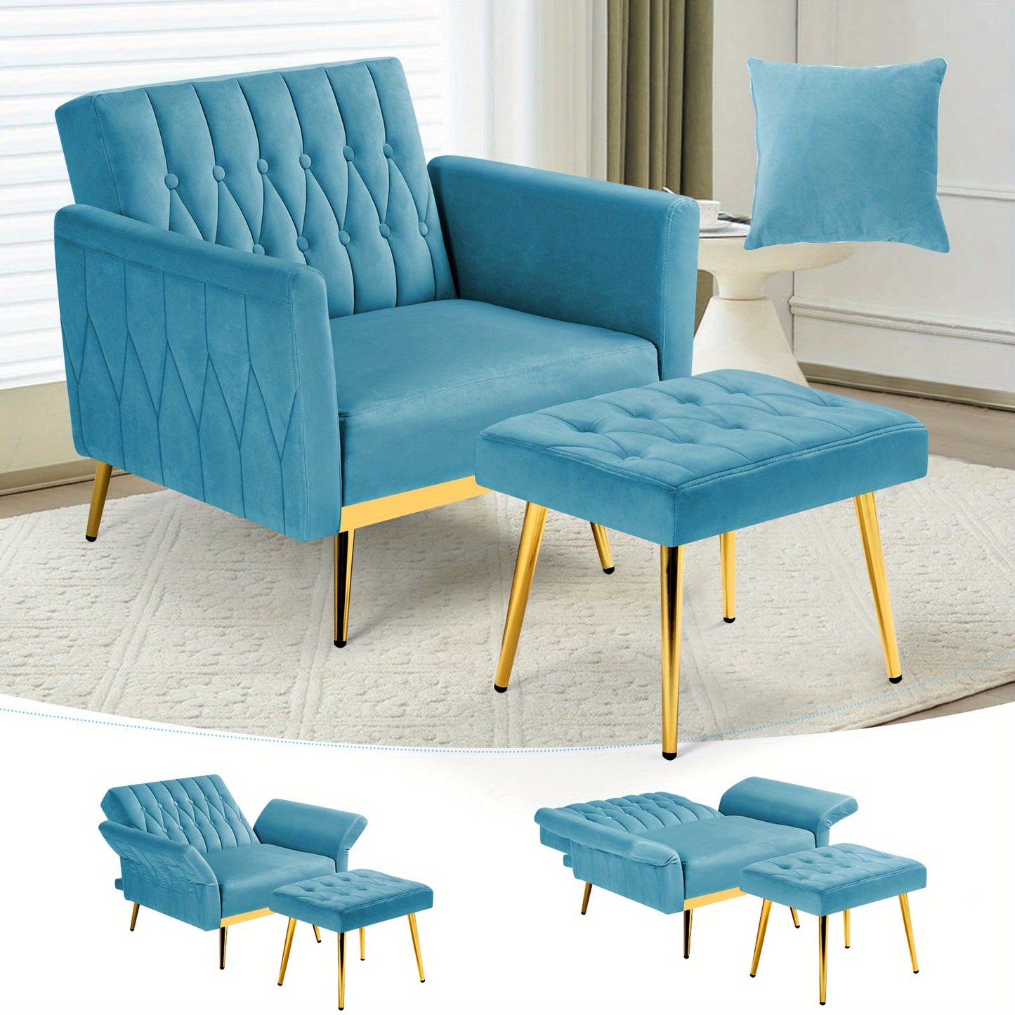 Accent Chair shown in the WATHET option