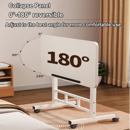 32-Inch Foldable Standing Desk with Adjustable Height and Rolling Wheels for Home Office detail image - detail view 10