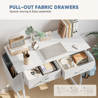 32-Inch Makeup Vanity Desk, Lighted Makeup Table for Dressing and Daily Routines detail image - detail view 6