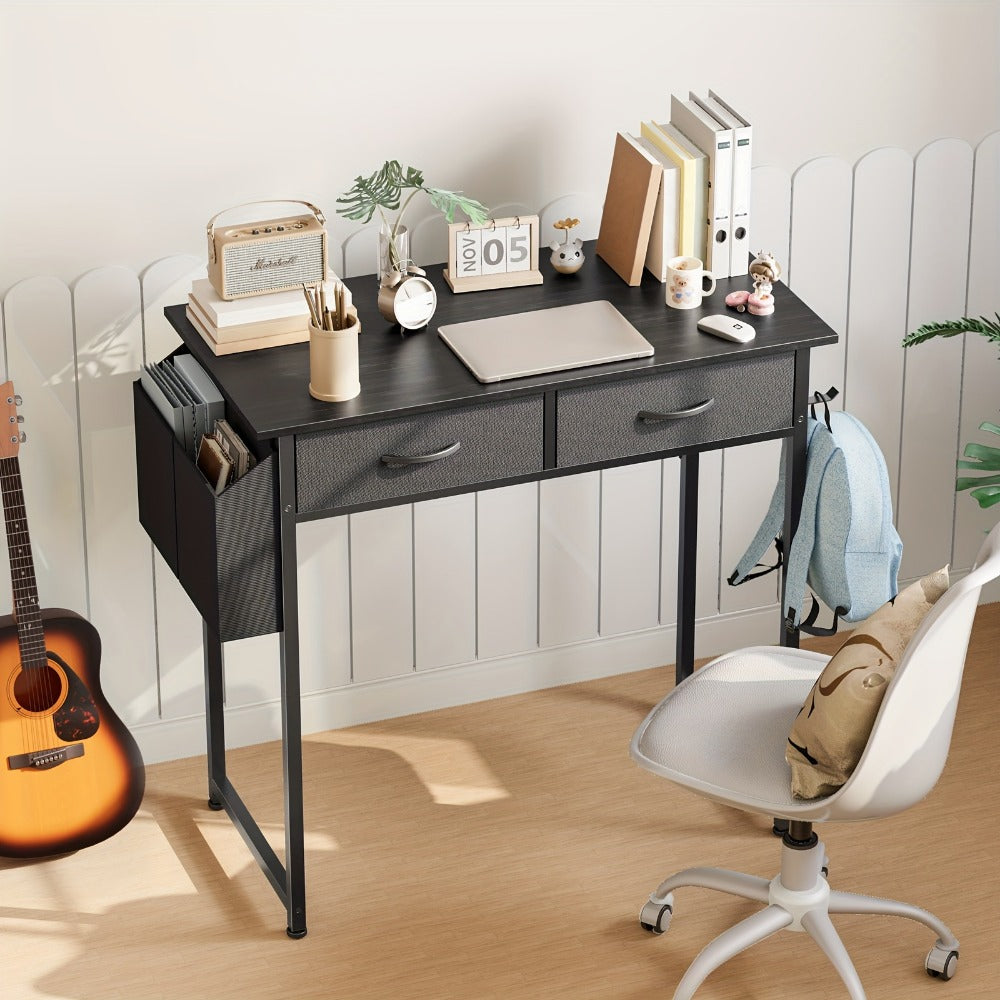32-Inch Metal Computer Desk, Writing and Study Desk for Work, Display, and Everyday Use detail image - detail view 3