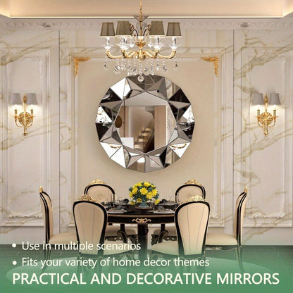 32-Inch Round Bathroom Mirror for Dressing and Daily Routines detail image - detail view 13