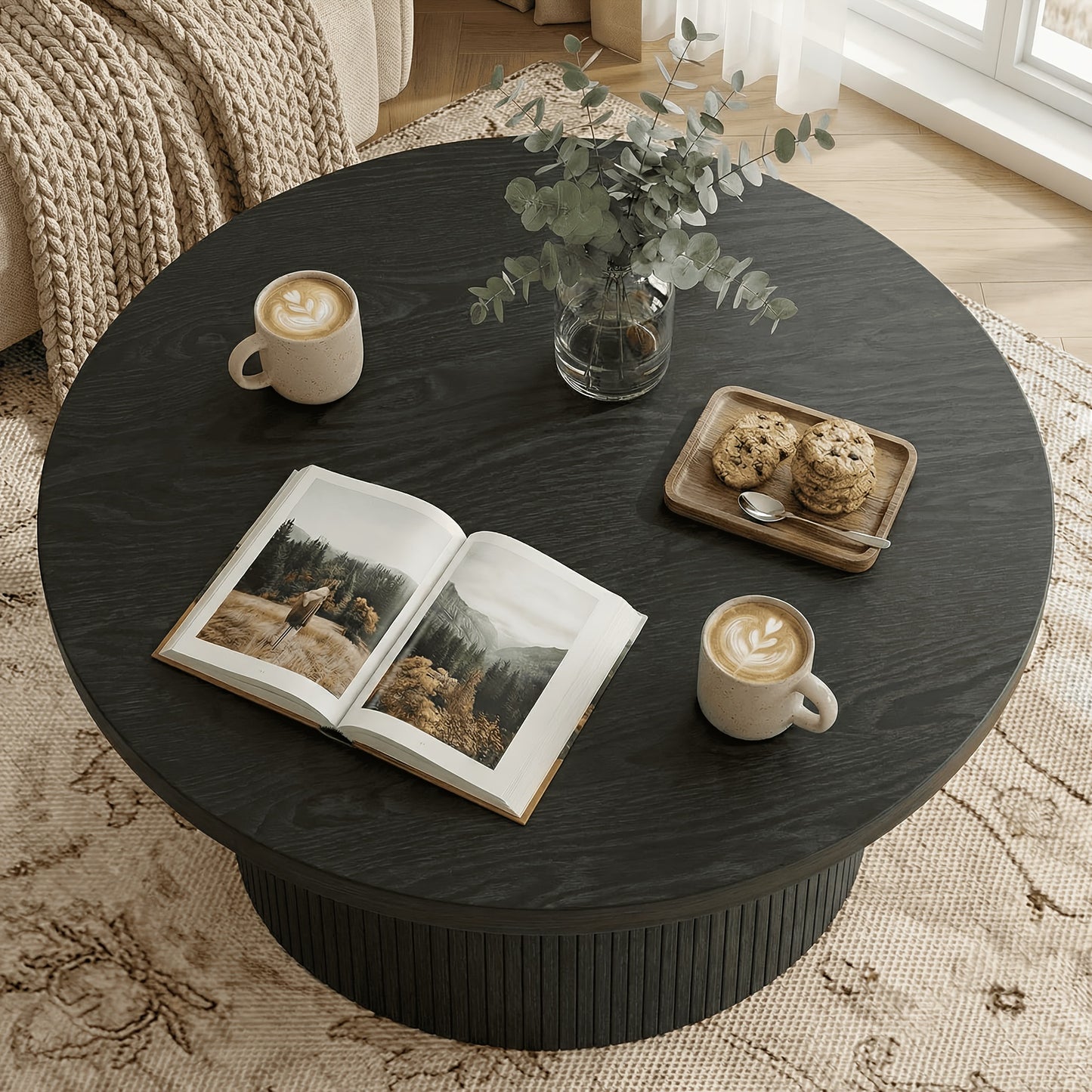 Coffee Table shown in the Black Coffee Table option
