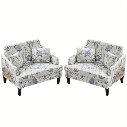 Accent Chair shown in the Blue Floral, Set Of 2 option