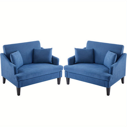 Accent Chair shown in the Blue, Set Of 2 option