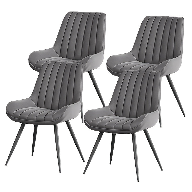 Modern Dining Chairs Set Of 2/4! Comfy Dining Room Chairs Reception Chair with Thick Cushions, Upholstered Fabric Kitchen Side Chairs with Metal Legs Suitable for Office Bar Kitchen Dining Room