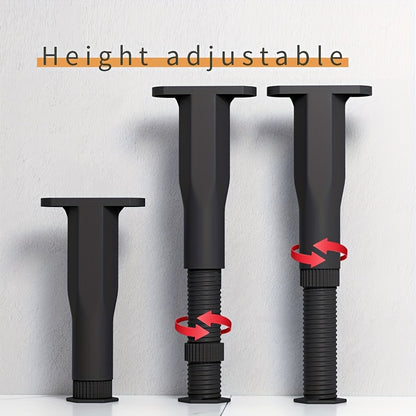 4 Or 8 Pack Heavy - Duty, Height - Adjustable Bed Frame Support Legs (5.31" - 8.66") - Sturdy Furniture Center Board Struts for Beds, Sofas, And Dressers - High - Quality, Non - Slip Plastic Build - Perfect for Home Renovation And Furniture Upgrades