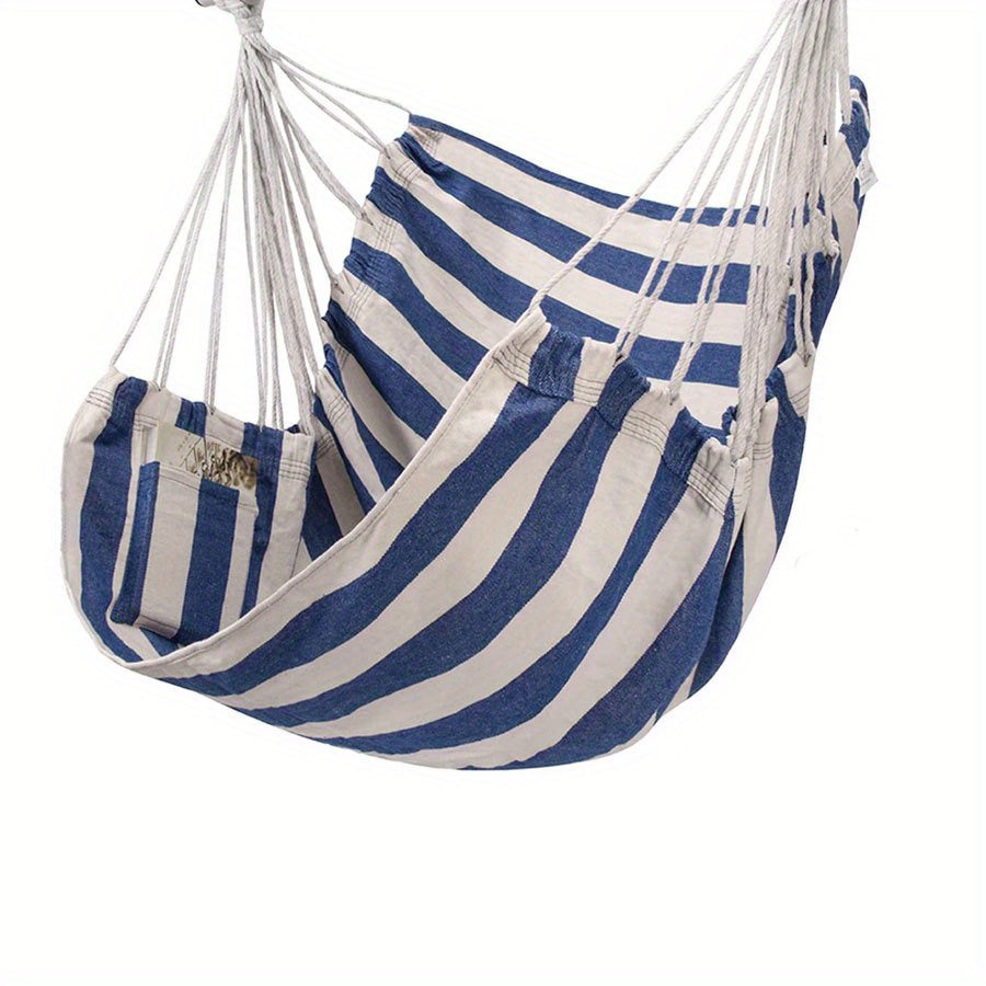 [Portable Outdoor Hammock] Portable Outdoor Hammock, Hanging Chair, With Hanging Chair, Sturdy Fabric Hanging Chair, Comfortable And Durable Hanging Chair, Very Suitable For Outdoor, Yard, And Courtyard (Without Pillow)