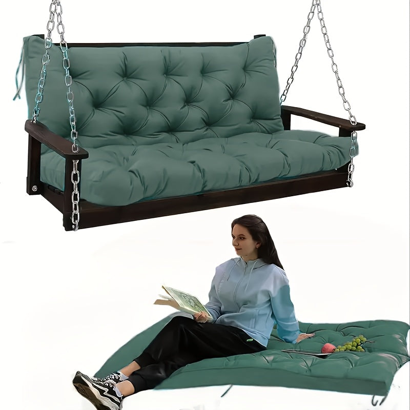 Replacement Outdoor Swing Cushions, Waterproof Cushions for 2-3 Person Swings, Washable Cushions for Outdoor Patio And Porch Furniture