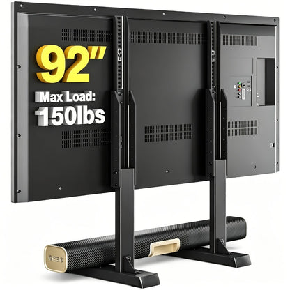 TV Stand, Universal with Cable Management & Height Adjustable Legs, Fits 37 - 92 Inch Flat shown in the main product view