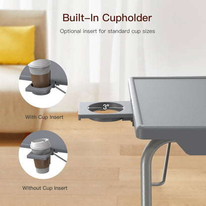 1/2/3 Packs Adjustable Foldable Desk - Folding Tray with 6 Height & 3 Tilt Angle Settings, Perfect for Restaurant