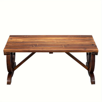 38.5-Inch Wood Bench for Comfortable Everyday Seating in Entryway detail image - detail view 3