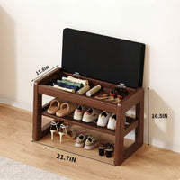 55 models with storage in walnut color + black mat