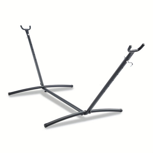Hammock Stand Adjustable, Hanging Chair And Hammock Stand Portable Hammock Stand Heavy-Duty Anti-Slip, 440-Pound Capacity for Camping Outside Garden Outdoor Patio Backyard, Beach Holiday, Outdoor Only (Hammock Not Included)